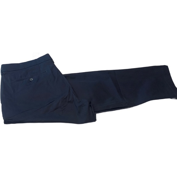 SOLD - $88 Express Athletic Slim Hyper Stretch Chino Navy NWT Size 33x34 Pants - Picture 2 of 7